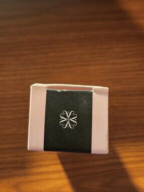 Sweet Honesty In Pink and Black Box with Floral Emblem